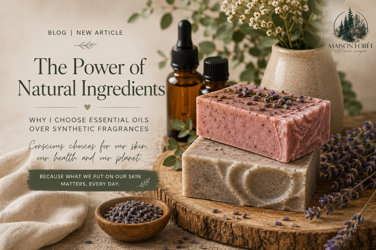 Natural Soap vs. Synthetic Fragrances: Why I Choose Essential Oils