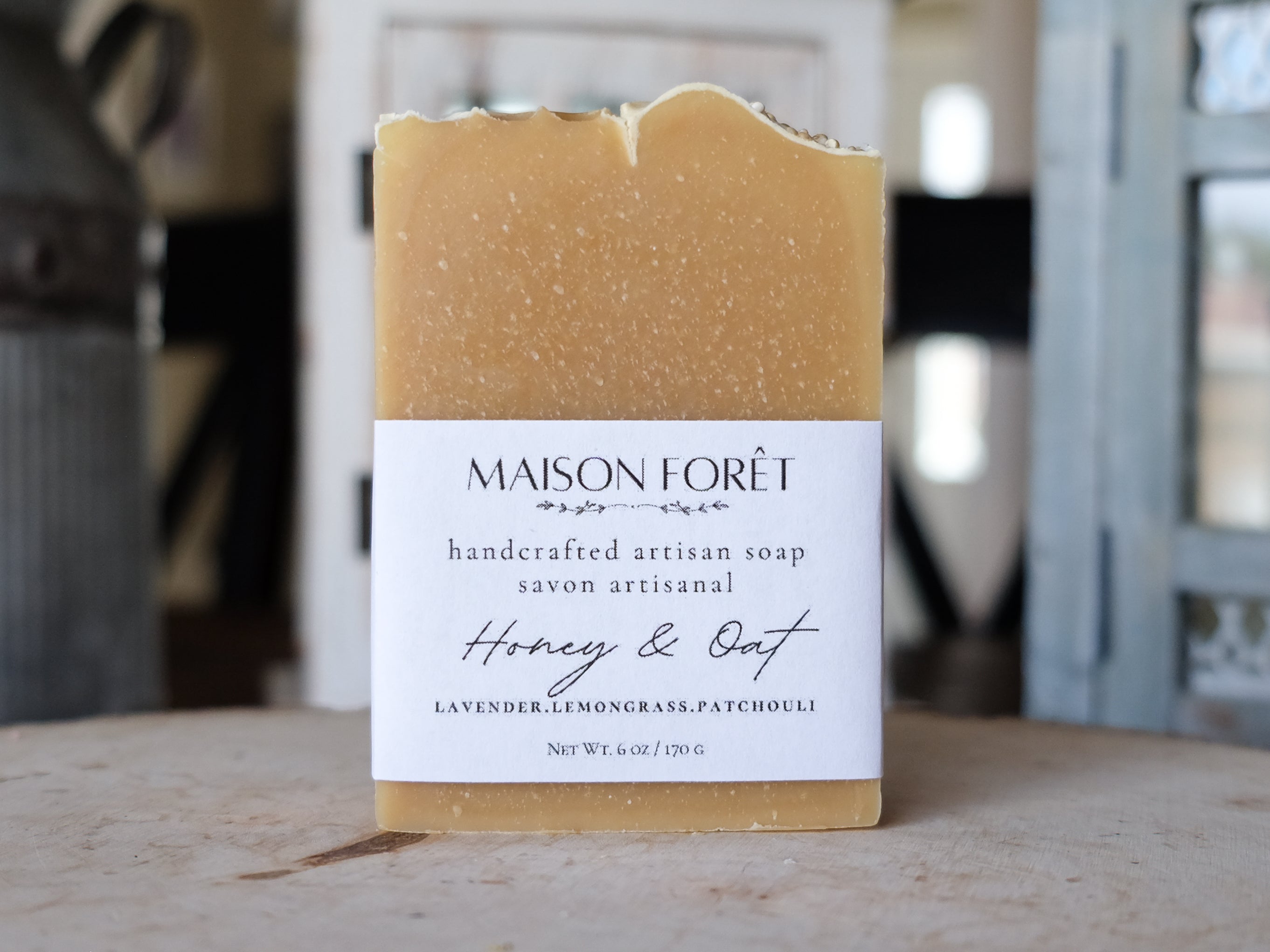 Honey Oat with Shea Butter Artisan Bar Soap