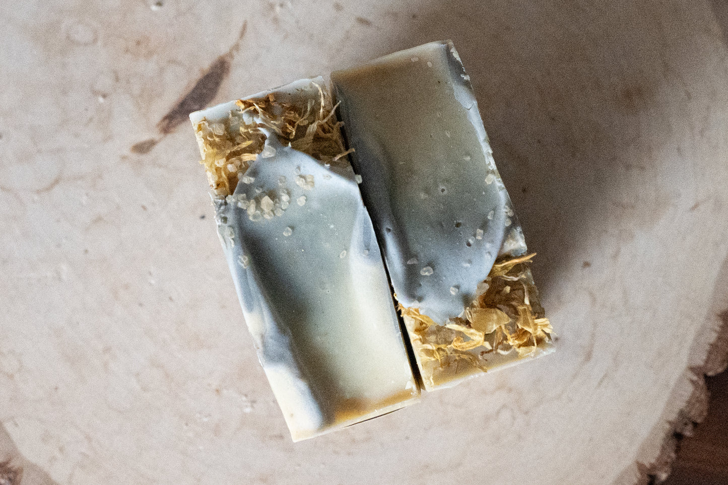 Calendula Soap with Charcoal and Goat Milk – Gentle Detox Bar, Natural Face & Body Soap, Sensitive Skin, Orange Patchouli Bergamot, Handmade