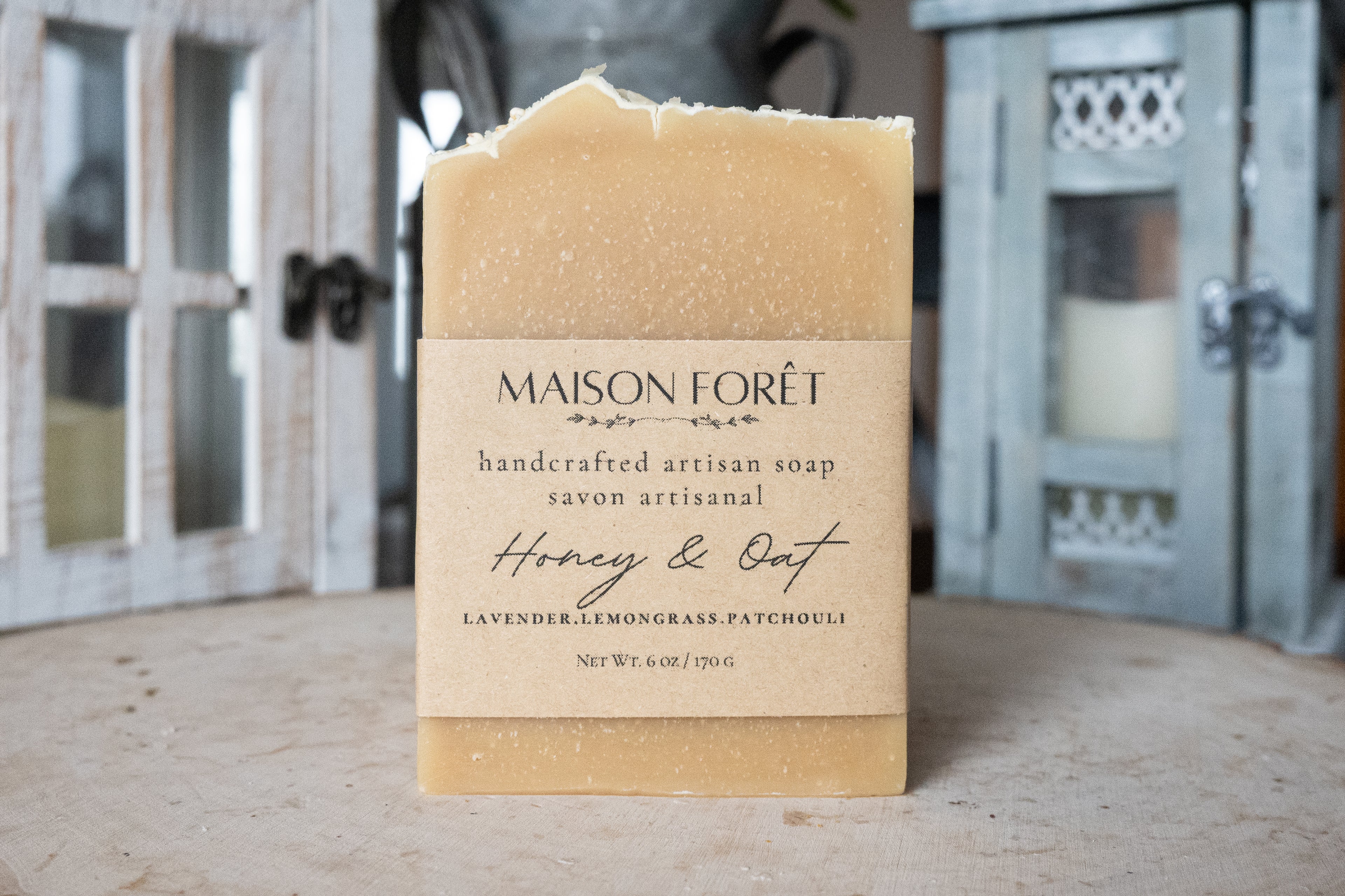 Honey Oat with Shea Butter Artisan Bar Soap