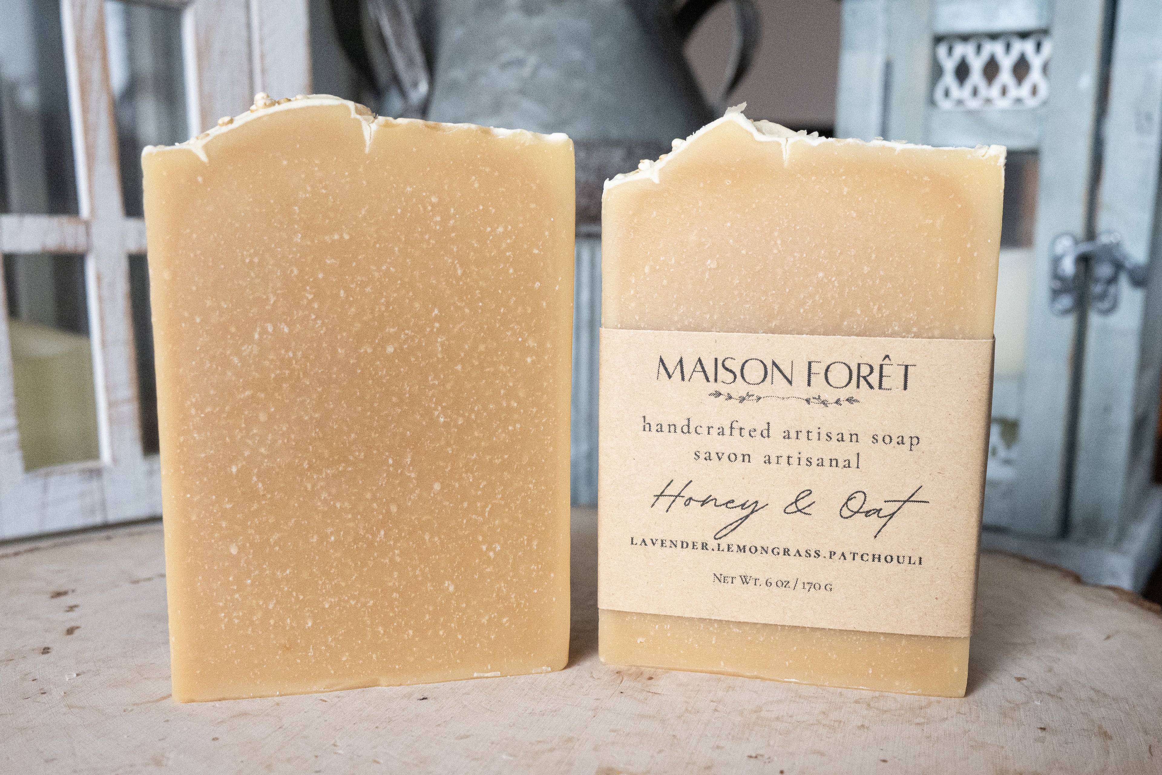 Honey Oat with Shea Butter Artisan Bar Soap