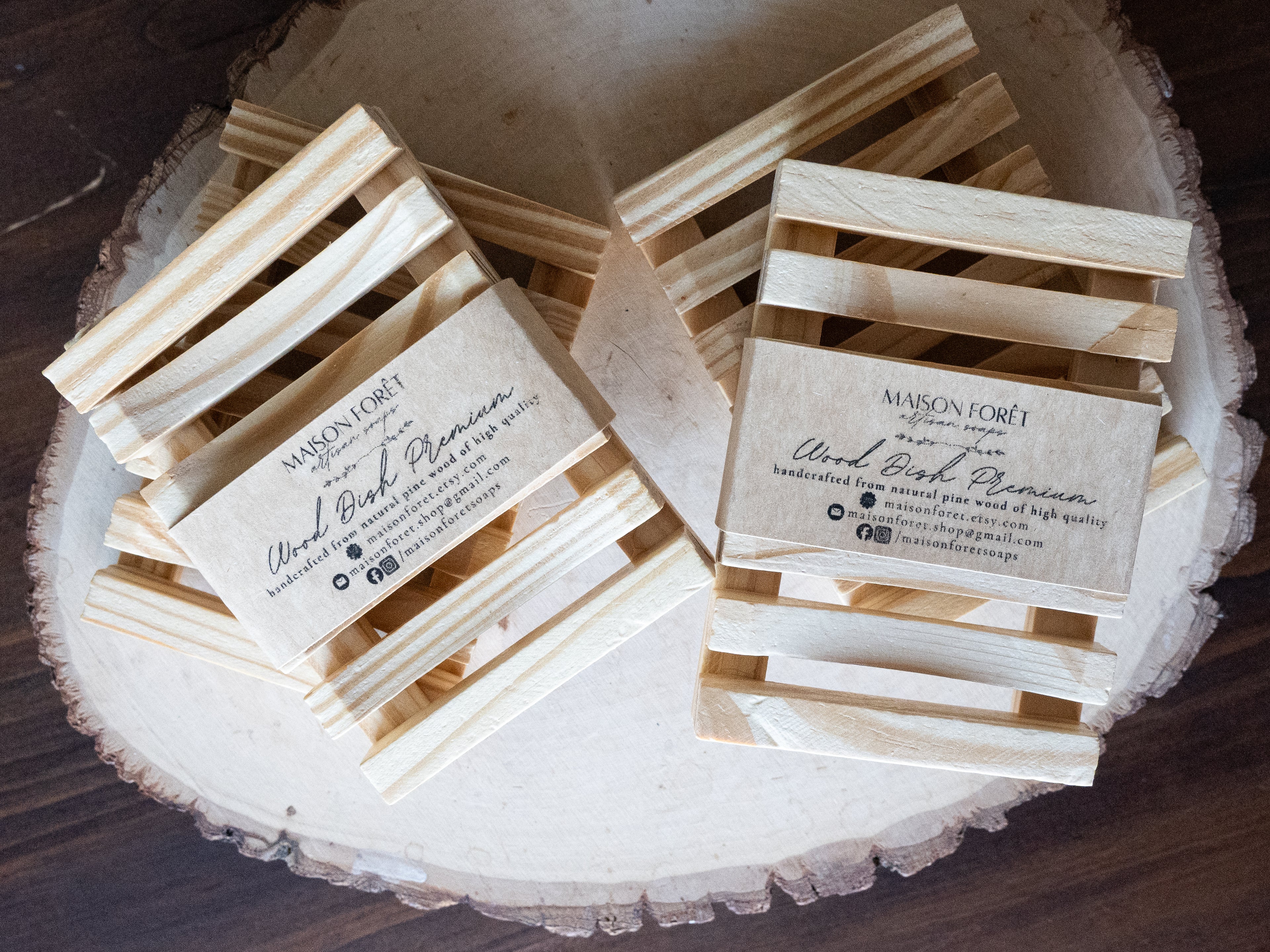 Premium Natural Bamboo Soap Dish