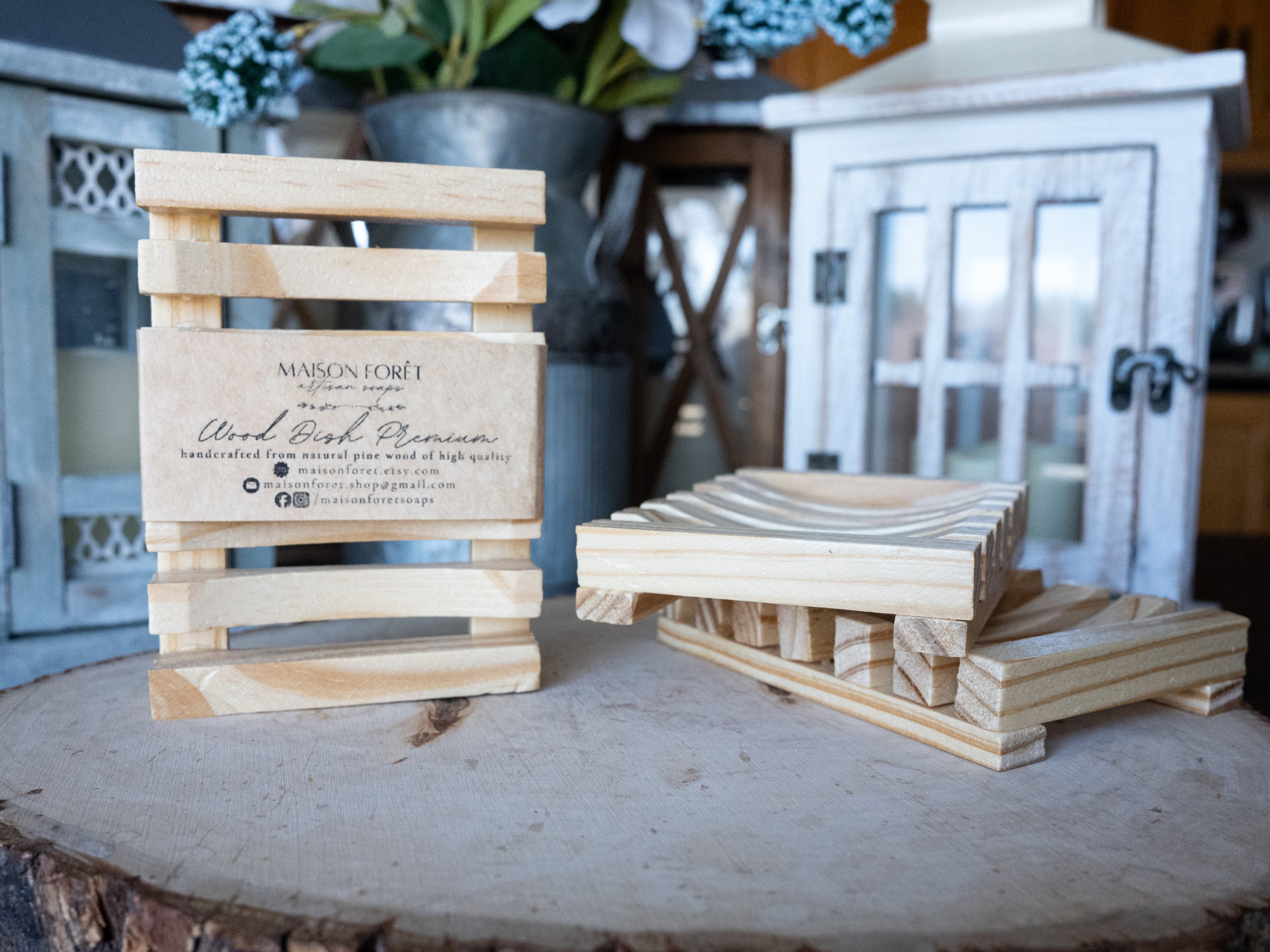 Premium Natural Bamboo Soap Dish