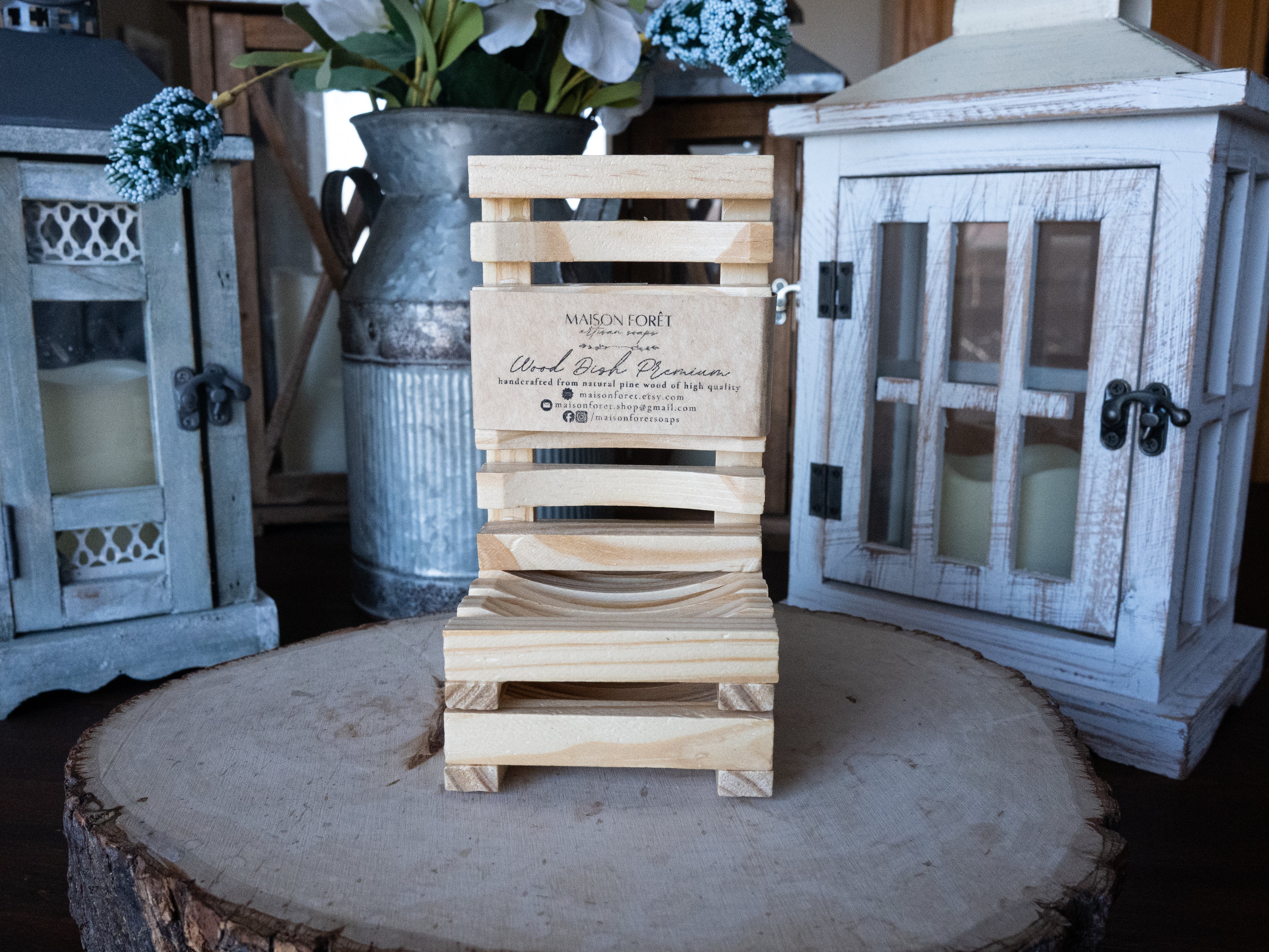 Premium Natural Bamboo Soap Dish
