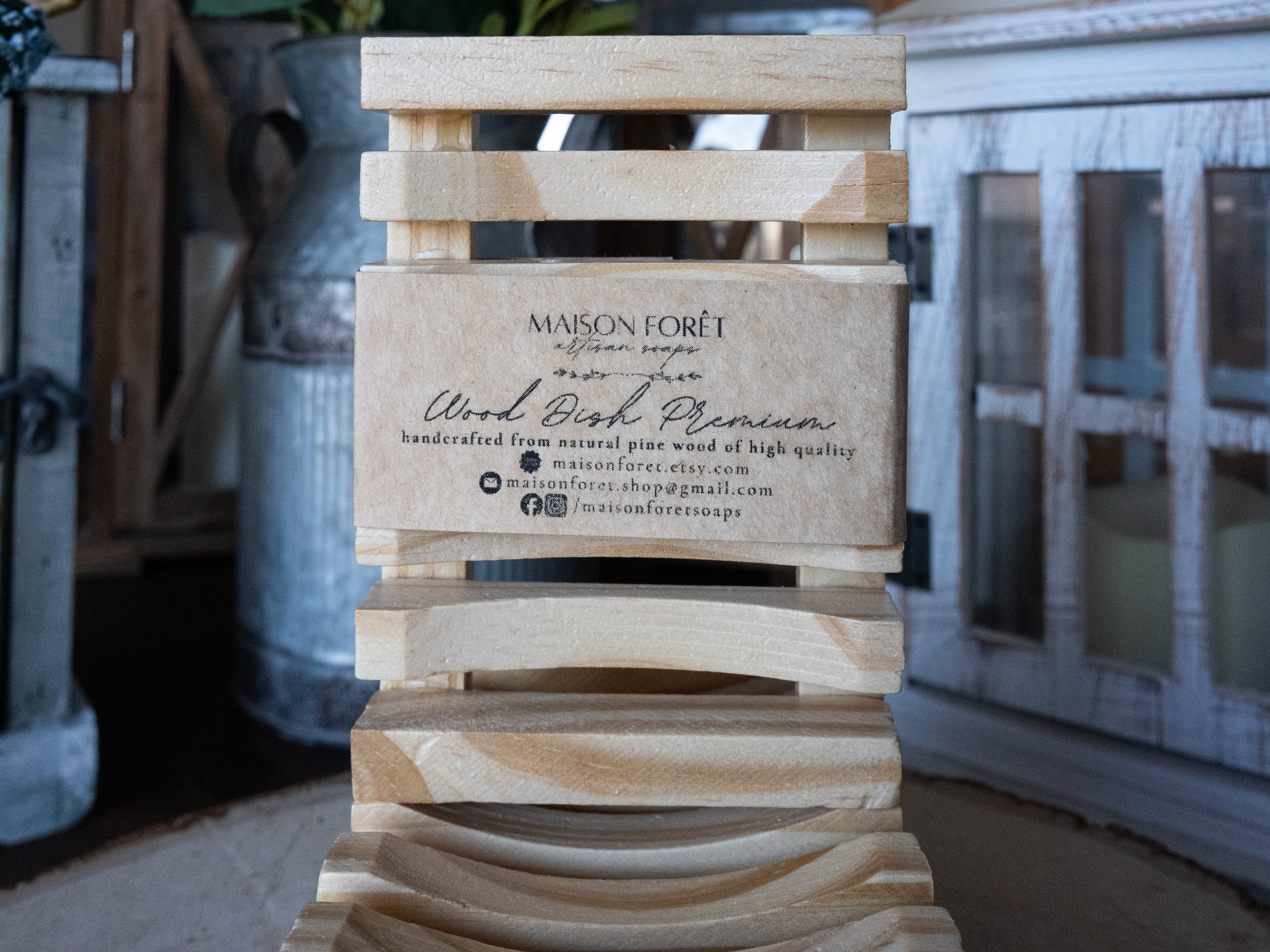 Premium Natural Bamboo Soap Dish
