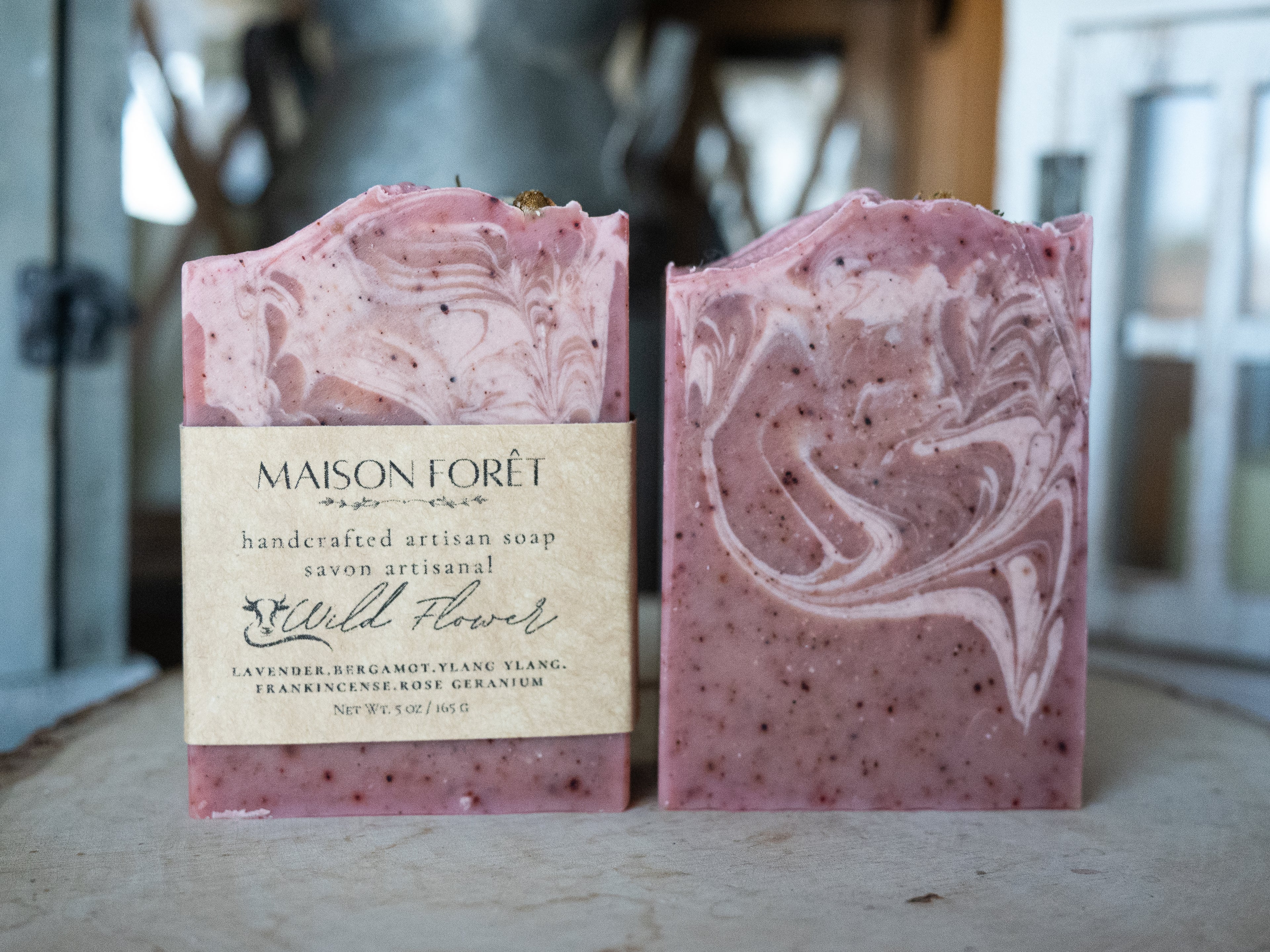 Wild Flower Floral Blush Artisan Botanical Soap